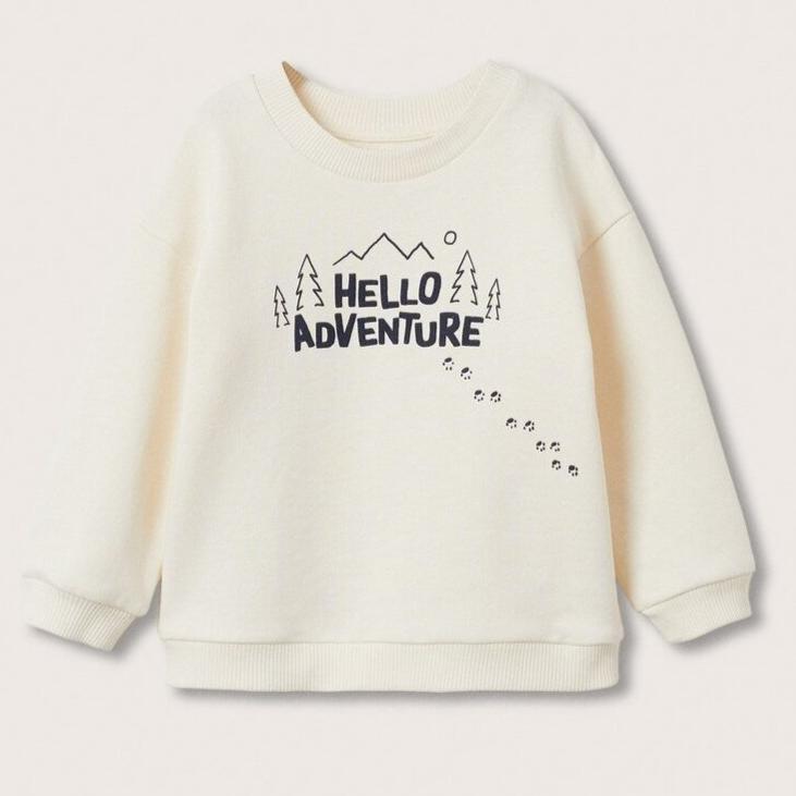 Hello Adventure terry sweatshirt