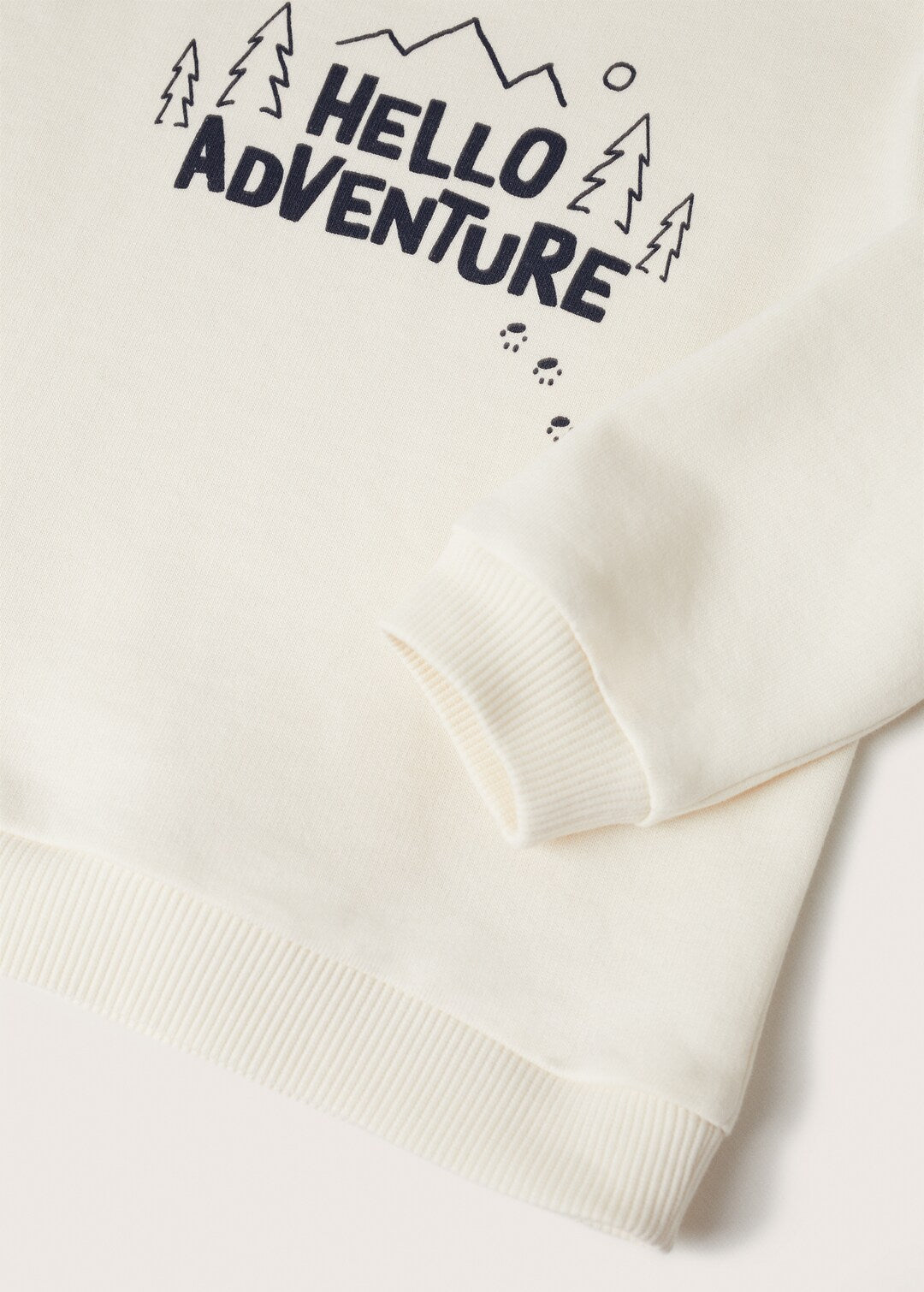 Hello Adventure terry sweatshirt