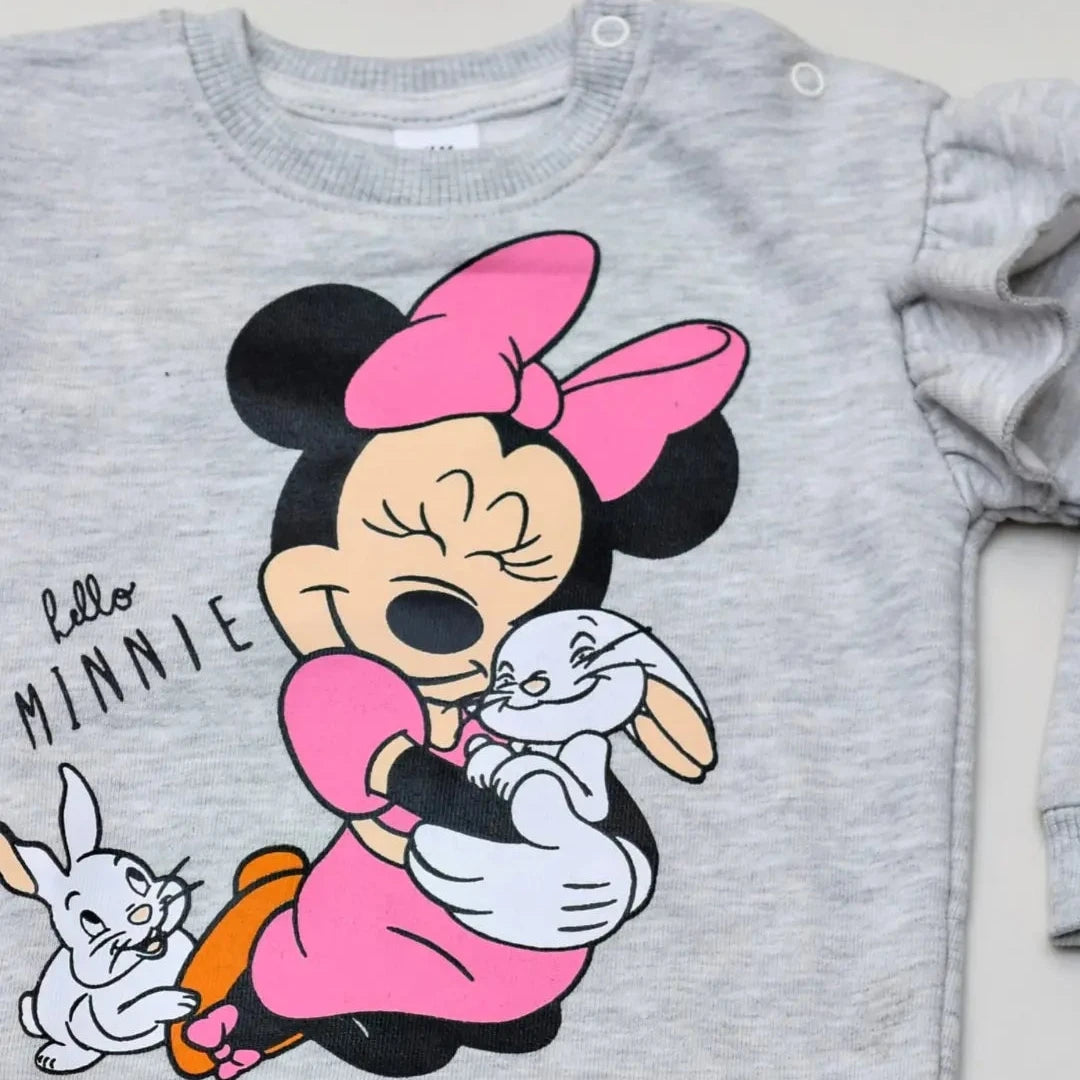 Grey Minnie mouse sweatshirt