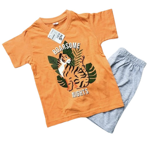 Export Orange 2pc short suit