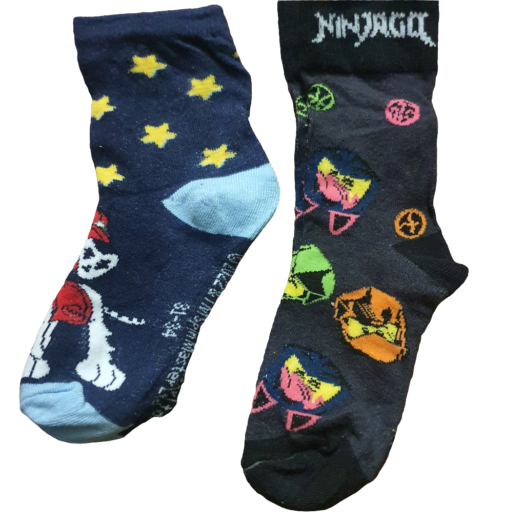 Kids socks 3 -4 years Pack of 2
