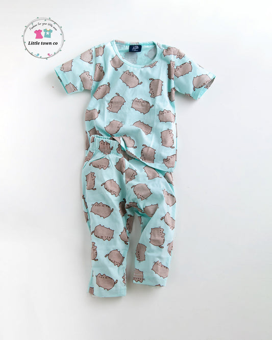 Kitty Print Sleepwear