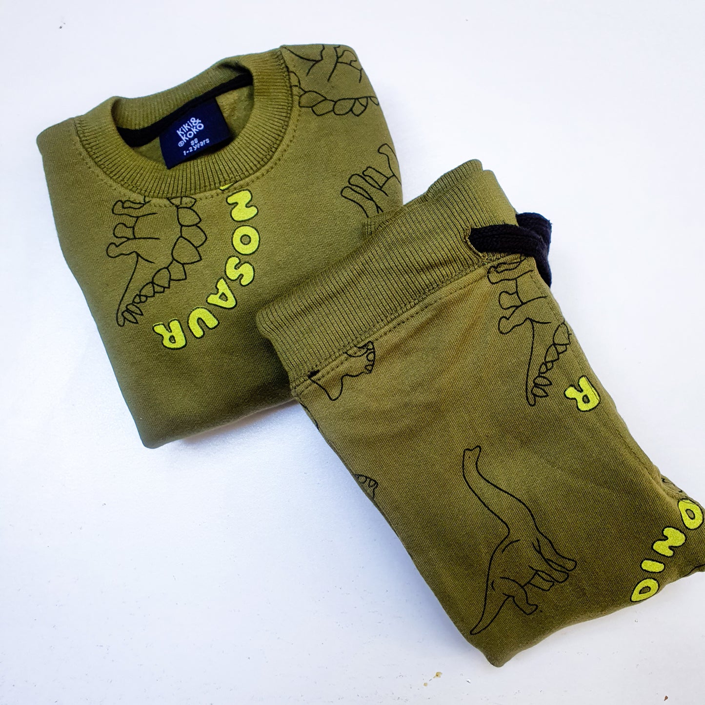 Green Dinosaur print tracksuit Unisex