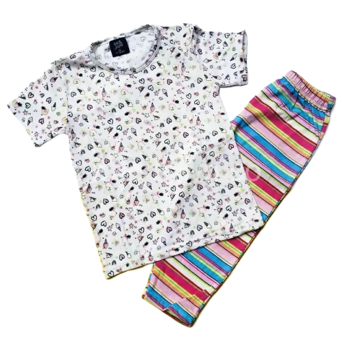 ice cream print sleepwear / nightsuits