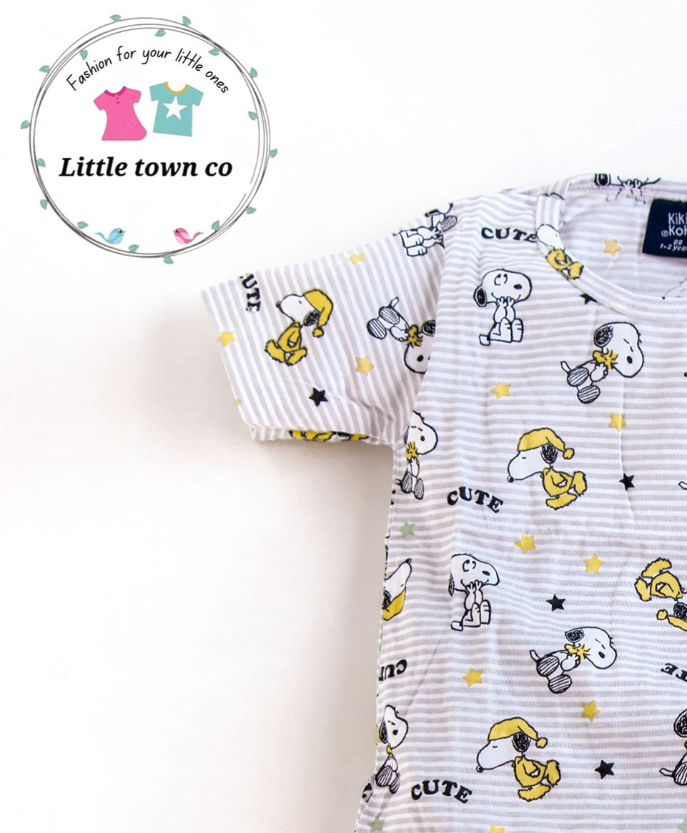 Snoopy Print Sleepwear