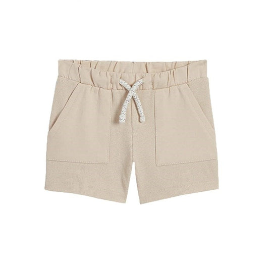 CA White Cord Sqaure Pocket Beige Pique Shorts