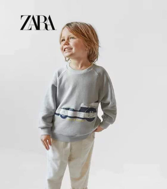 ZR car terry sweatshirt