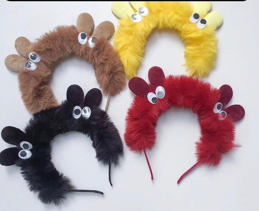 Rabbit hair bands