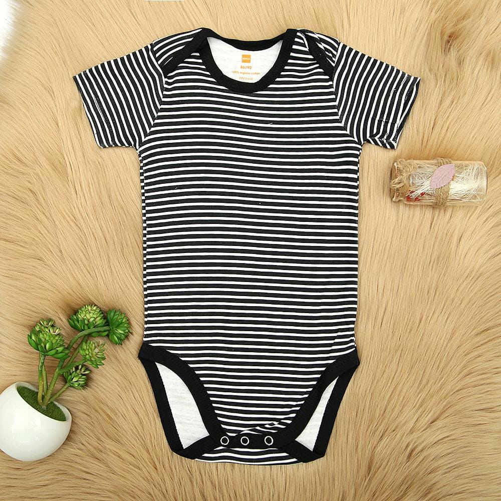 HEMA Black and white striped imported body suit