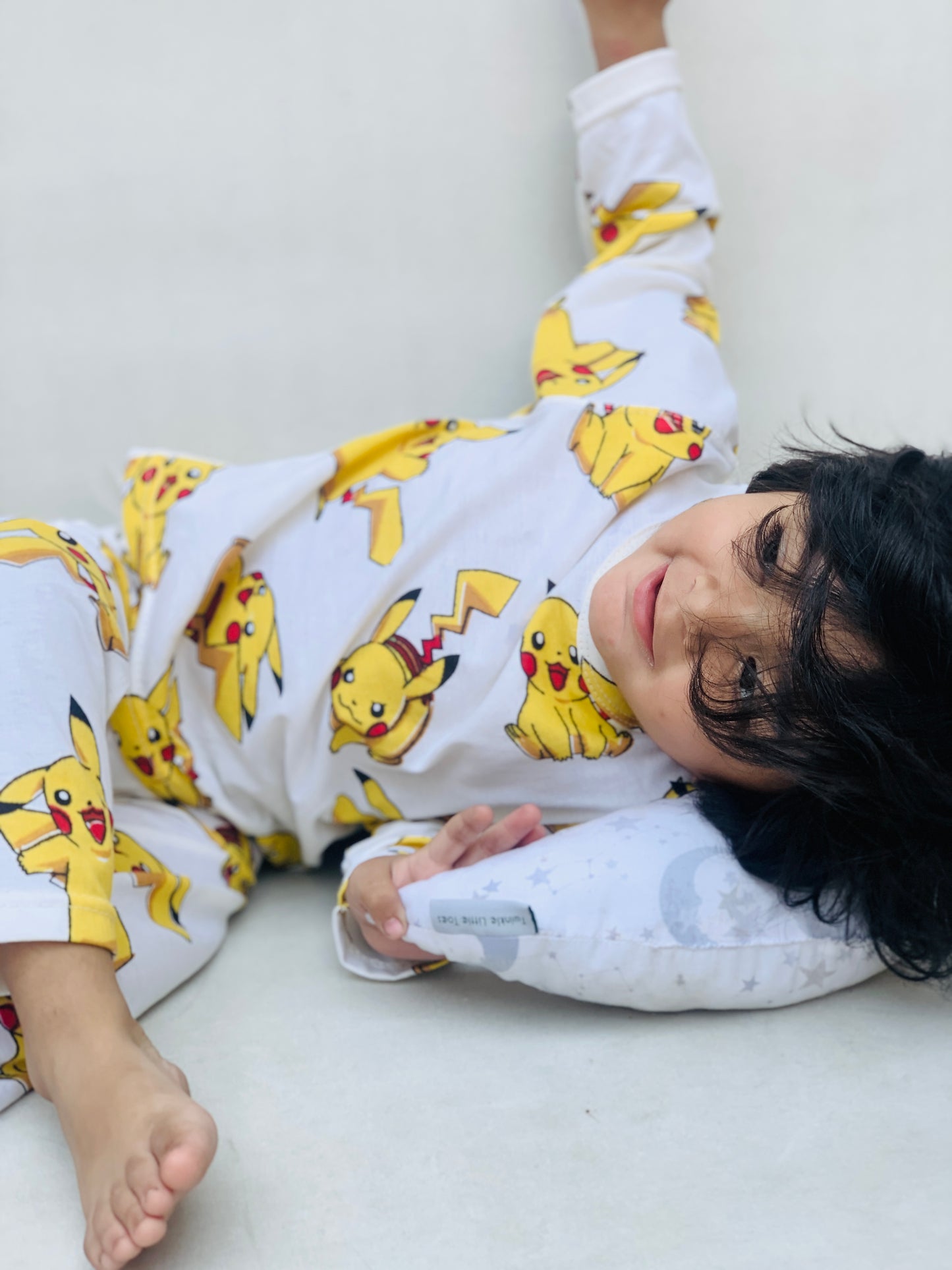 Pikachu print fullsleeves pj set