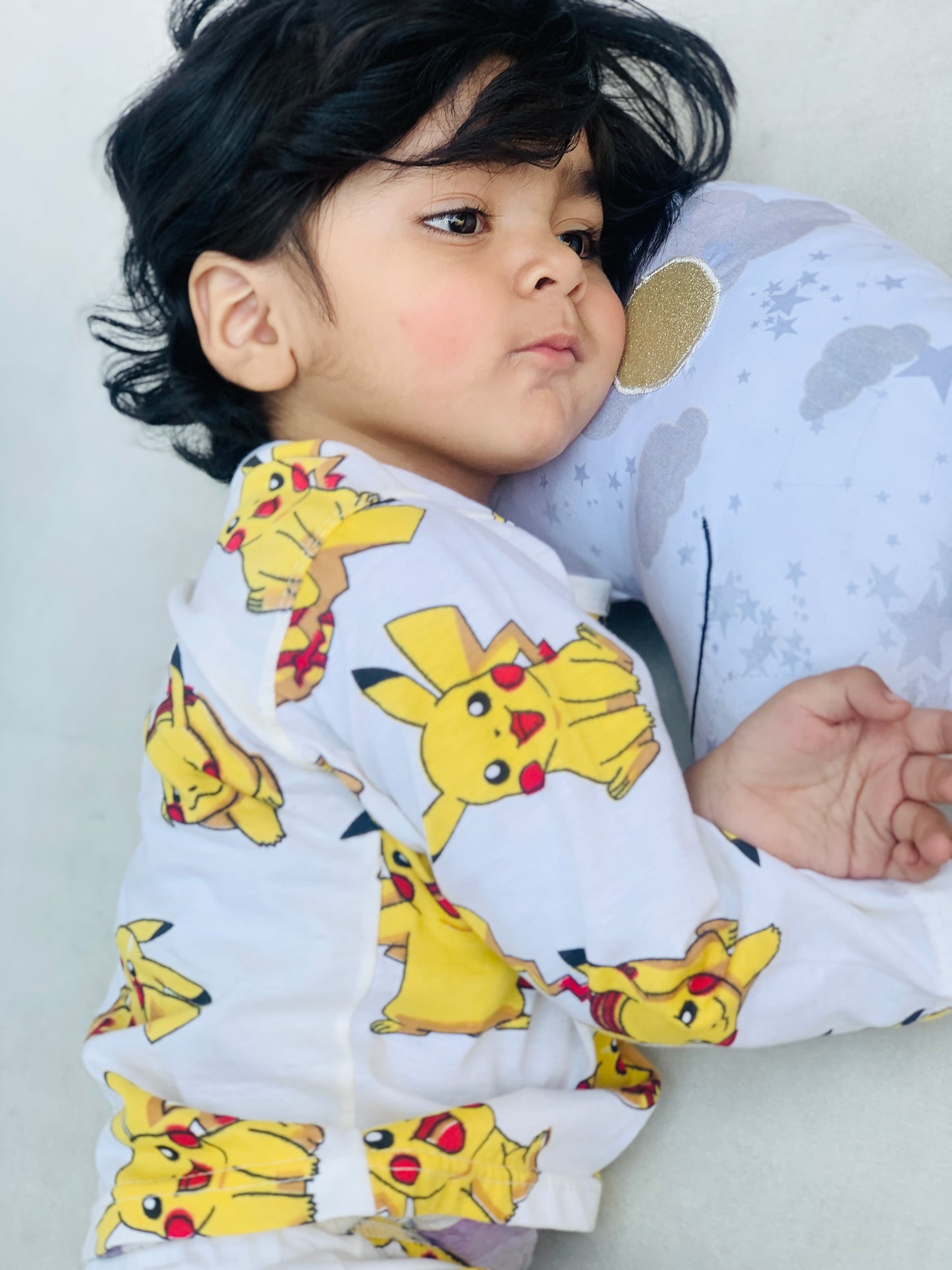 Pikachu print fullsleeves pj set