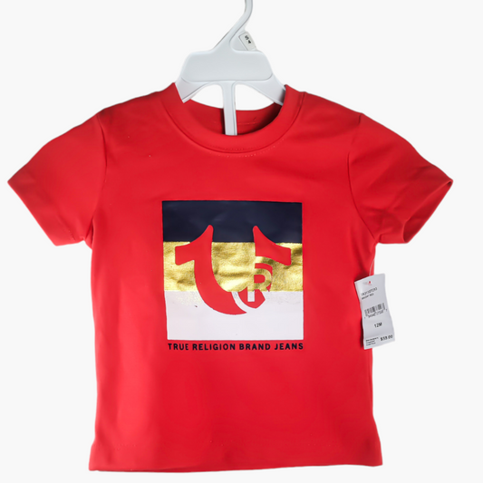 Export Red  tshirt with Horse shoe logo
