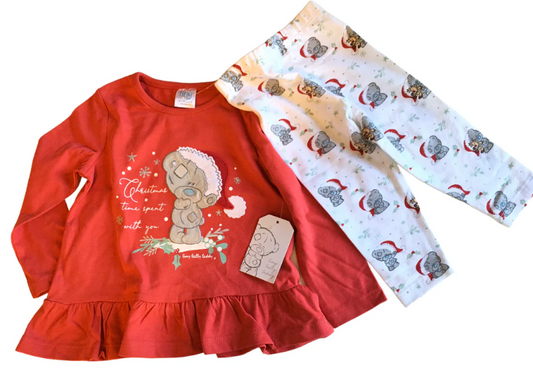 Tiny Tatty Teddy Christmas Time Baby Outfit
