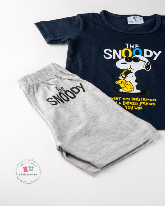 Snoopy 2pc Shorts suit