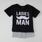 Mostache 2pc shorts suit for boys