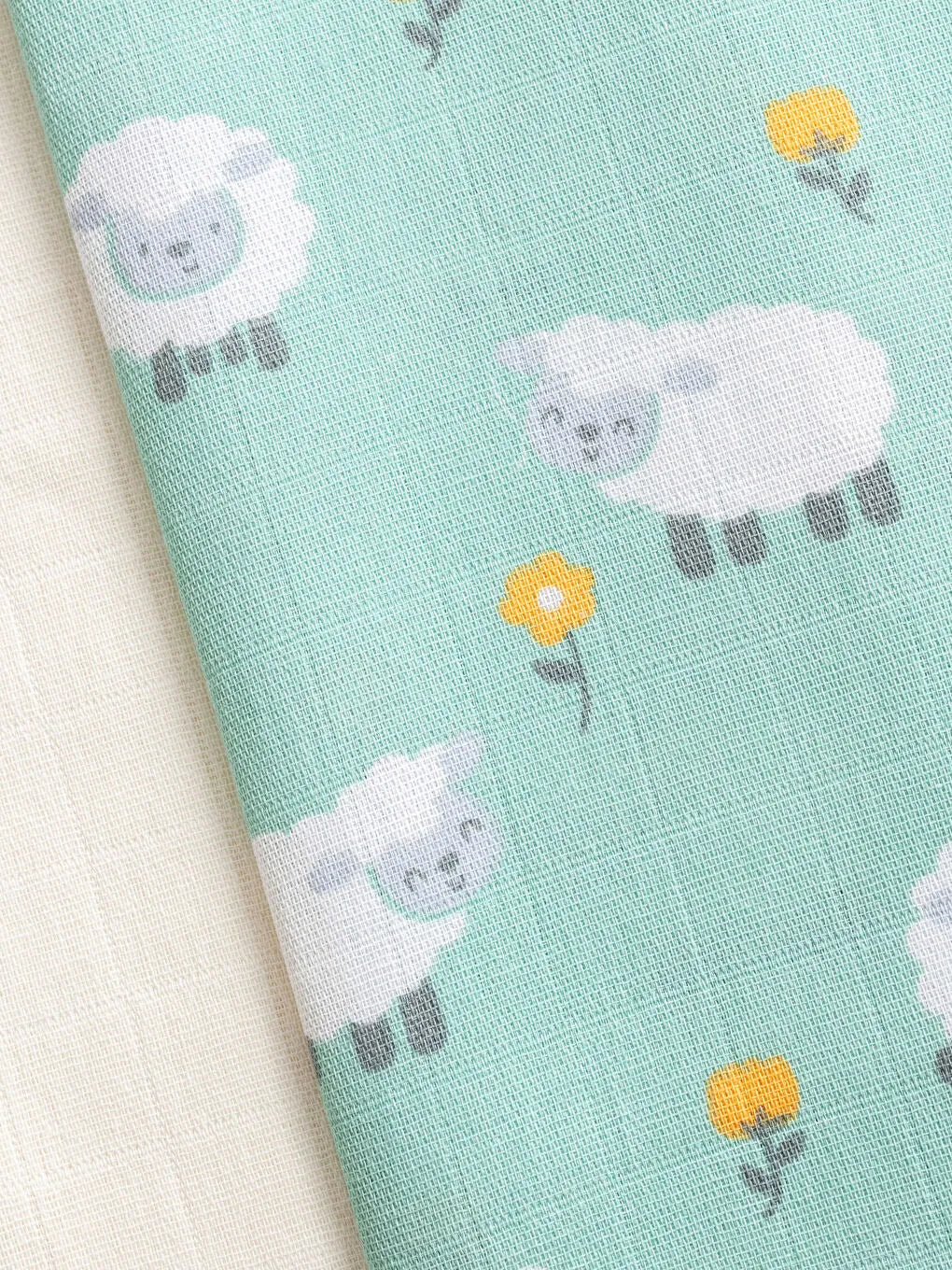 LCW baby Cotton Baby Girl Muslin Diaper , Pack of 2  ( 65x65 Cm )