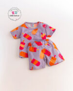 Popsicles print 2pc shorts set for kids
