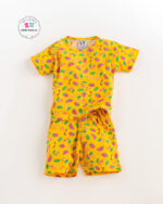 Fruits print 2pc shorts set for kids - Image 2