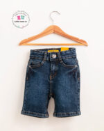 Plain Denim Shorts for kids Unisex - Image 4