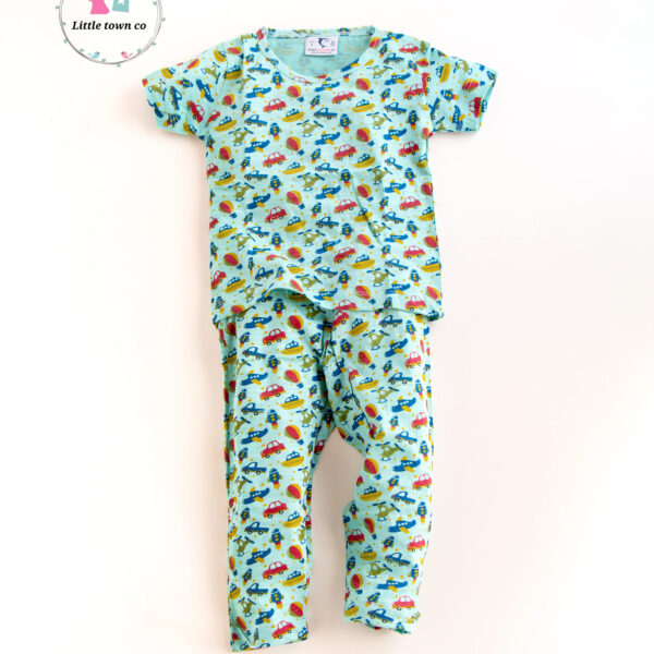 transport pj set for boys
