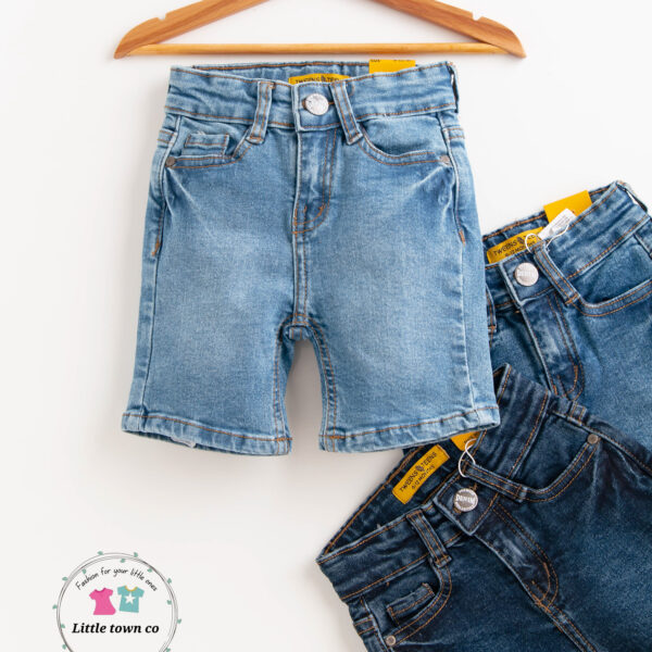 Plain Denim Shorts for kids Unisex