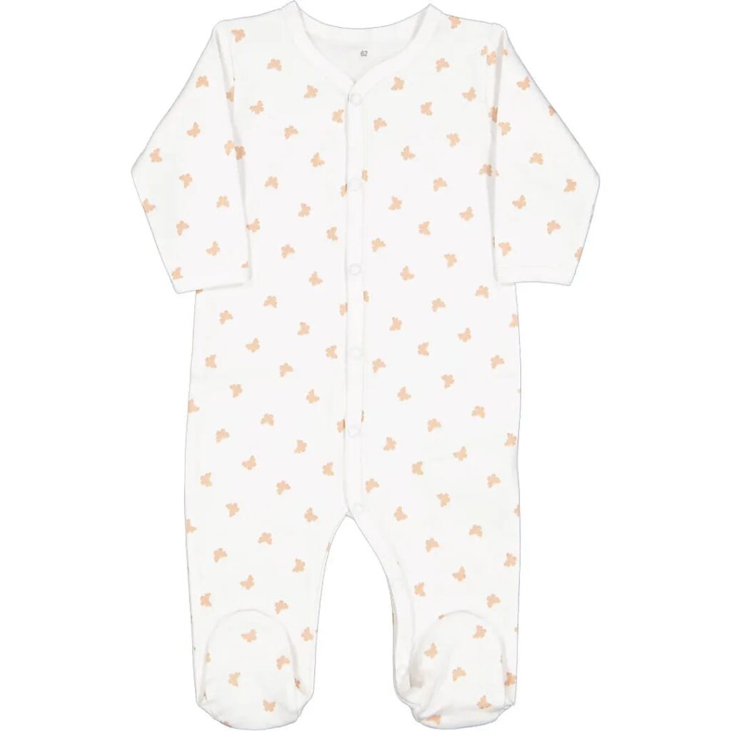 Newborn baby romper for girls Pakistan — Little Town Co Cotton baby romper 0-3 months Karachi