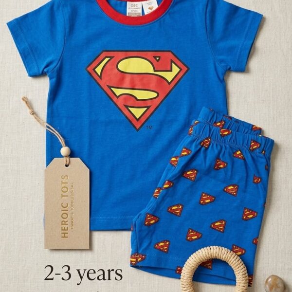 Superman shorts set for kids