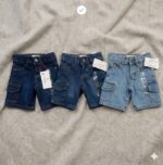 Cargo Denim Shorts for kids Unisex