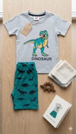 Dino World Boys Shorts Set - Image 2