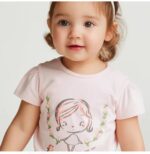 PRN Girl Embroided Flower Pink Shirt - Image 4