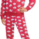 Pink Hello Kitty Fleece Tracksuit for girls