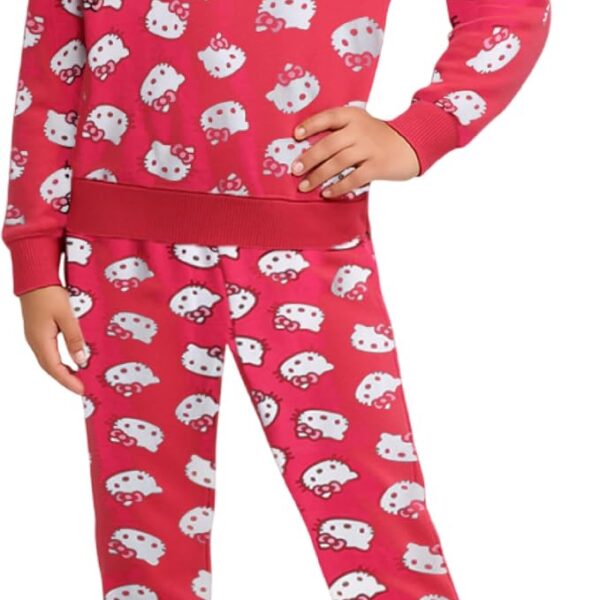 Pink Hello Kitty Fleece Tracksuit for girls
