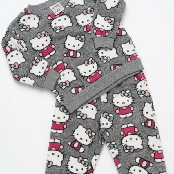 Grey Hello Kitty Fleece Tracksuit for girls