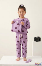Lavender Hearts tracksuit - Image 3