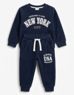 Ny navy blue kids tracksuit