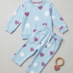 LTC229 Trendy Overall Smiley Hearts tracksuit