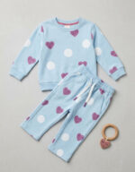 LTC229 Trendy Overall Smiley Hearts tracksuit