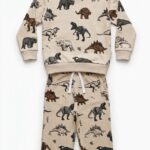 Dino print tracksuit
