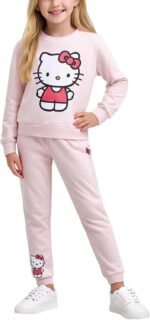 Hello Kitty Fleece Tracksuit front back printing - Image 3