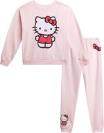 Hello Kitty Fleece Tracksuit front back printing