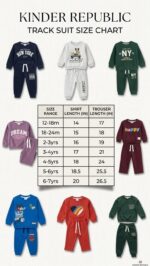 LTC147 Kids' "GOOD TIMES" Printed Fleece Tracksuit Set – Deep Forest Green - Image 3
