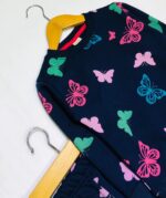 Butterfly Print Kids Fleece Tracksuit - Image 5