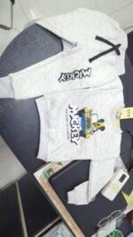 Greyish white mickey mouse tracksuit - Image 4