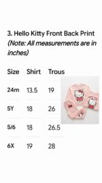 Hello Kitty Fleece Tracksuit front back printing - Image 4